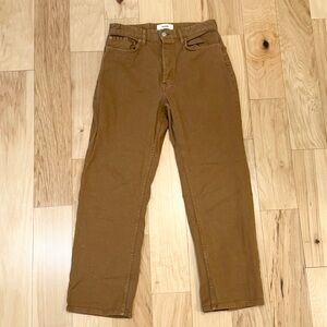 Buck Mason Straight Leg Jeans in Brown